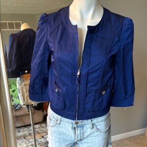 Women's WHBM Jacket in SAPPHIRE. Size 4